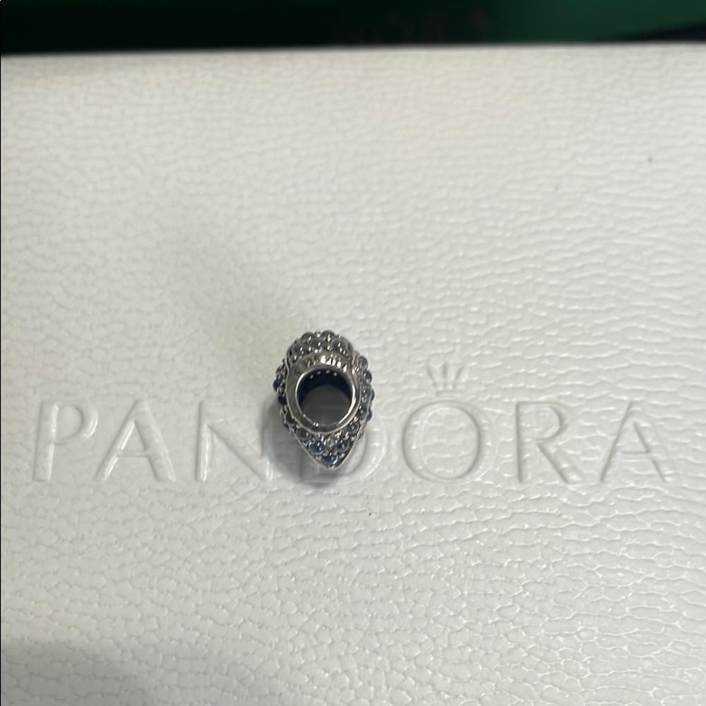 Pandora Waterfall Blue Ocean Heart Charm - Picture 6 of 6